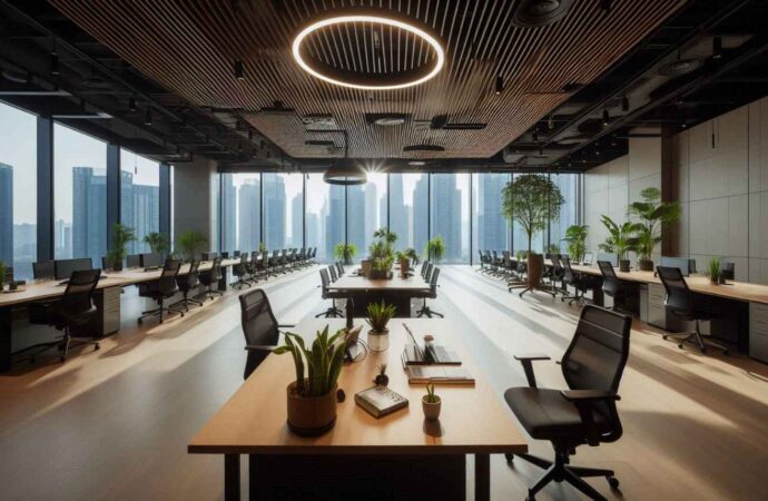 India Sees 54% Growth in Large Office Space Leasing in 2024