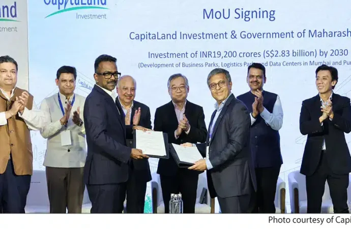 CapitaLand to Invest INR 19,200 Crores in Maharashtra by 2030