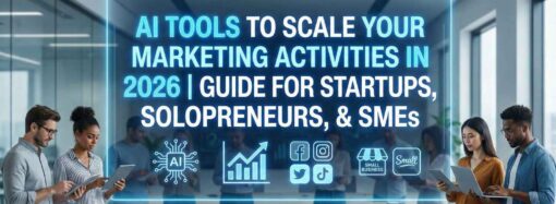 AI Tools to Scale Your Marketing Activities in 2026 | Guide for Startups, Solopreneurs, & SMEs