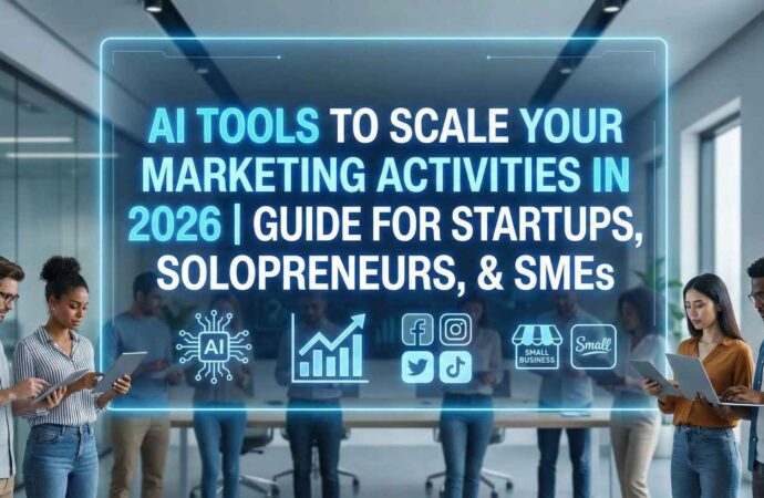 AI Tools to Scale Your Marketing Activities in 2026 | Guide for Startups, Solopreneurs, & SMEs