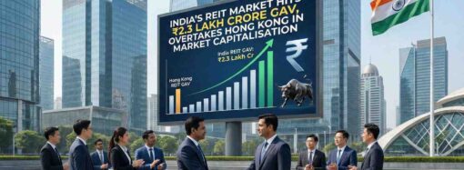 India’s REIT Market Hits ₹2.3 Lakh Crore GAV, Overtakes Hong Kong in Market Capitalisation