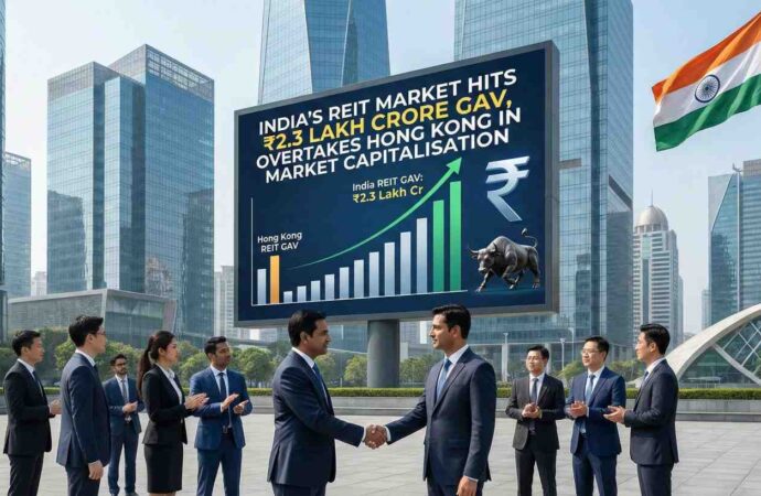 India’s REIT Market Hits ₹2.3 Lakh Crore GAV, Overtakes Hong Kong in Market Capitalisation