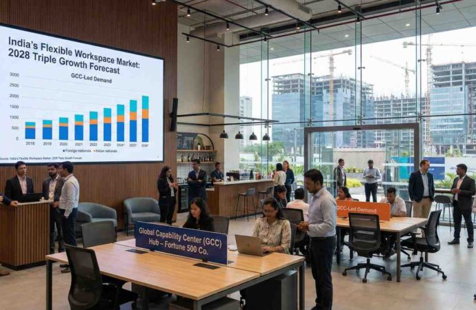 India’s Flexible Workspace Market Set to Triple by 2028 on GCC-Led Demand