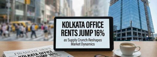 Kolkata Office Rents Jump 16% as Supply Crunch Reshapes Market Dynamics
