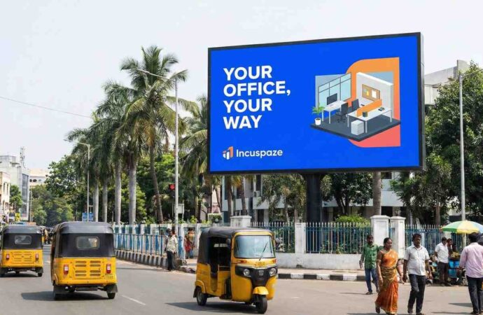 Incuspaze Extends ‘Your Office, Your Way’ OOH Campaign to Chennai
