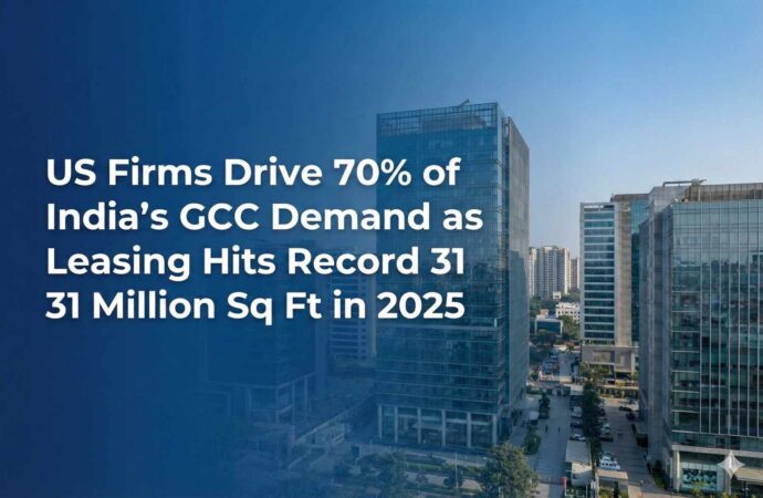 US Firms Drive 70% of India’s GCC Demand as Leasing Hits Record 31 Million Sq Ft in 2025