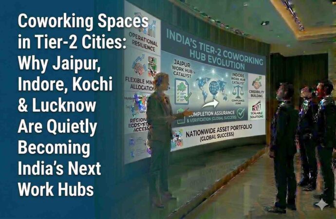 Coworking Spaces in Tier-2 Cities: Why Jaipur, Indore, Kochi & Lucknow Are Quietly Becoming India’s Next Work Hubs