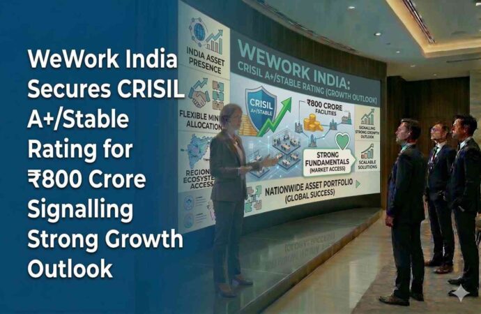 WeWork India Secures CRISIL A+/Stable Rating for ₹800 Crore Facilities, Signalling Strong Growth Outlook