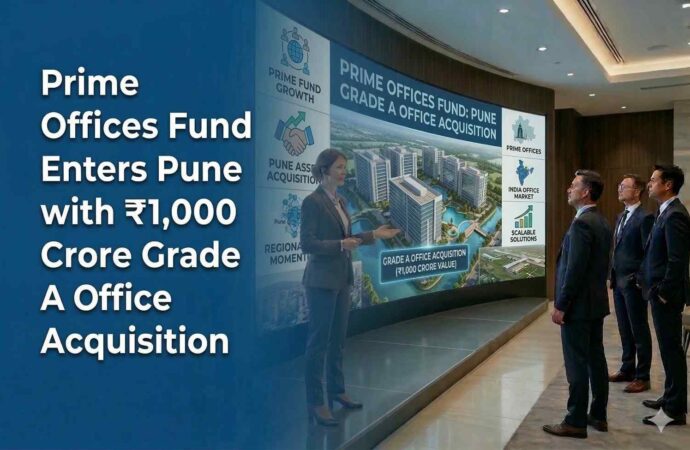 Prime Offices Fund Enters Pune with ₹1,000 Crore Grade A Office Acquisition