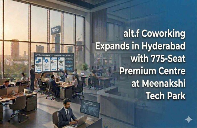 alt.f Coworking Expands in Hyderabad with 775-Seat Premium Centre at Meenakshi Tech Park