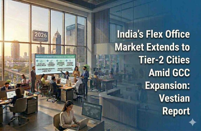 India’s Flex Office Market Extends to Tier-2 Cities Amid GCC Expansion: Vestian Report