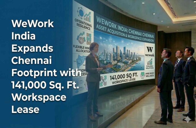 WeWork India Expands Chennai Footprint with 141,000 Sq. Ft. Workspace Lease