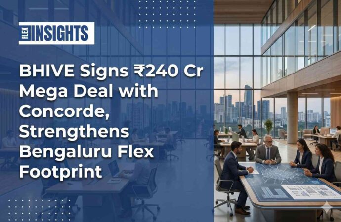 BHIVE Signs ₹240 Cr Mega Deal with Concorde, Strengthens Bengaluru Flex Footprint