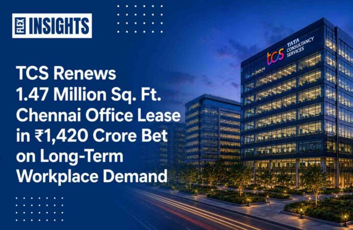 TCS Renews 1.47 Million Sq. Ft. Chennai Office Lease in ₹1,420 Crore Bet on Long-Term Workplace Demand