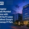 Morningstar Expands Mumbai Presence with 33,000 Sq Ft Lease at Wadhwa Group’s Vishwaroop IT Park