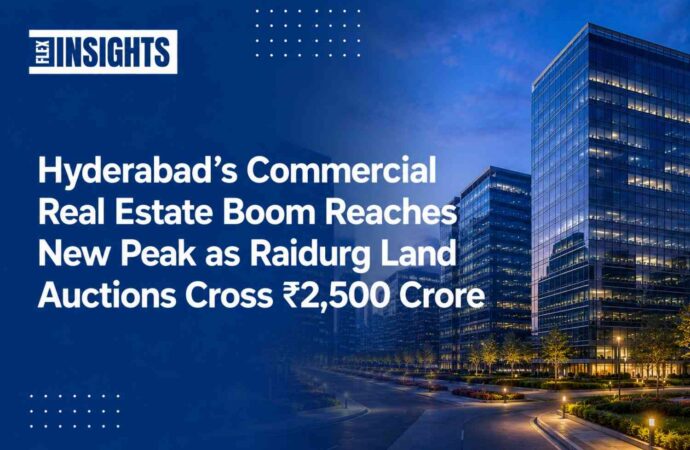 Hyderabad’s Commercial Real Estate Boom Reaches New Peak as Raidurg Land Auctions Cross ₹2,500 Crore