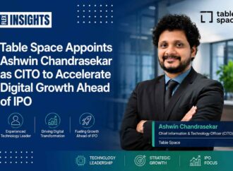 Table Space Appoints Ashwin Chandrasekar as CITO to Accelerate Digital Growth Ahead of IPO