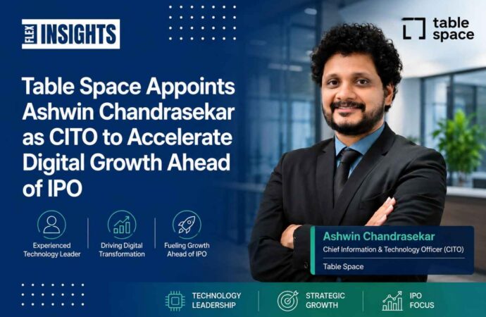 Table Space Appoints Ashwin Chandrasekar as CITO to Accelerate Digital Growth Ahead of IPO