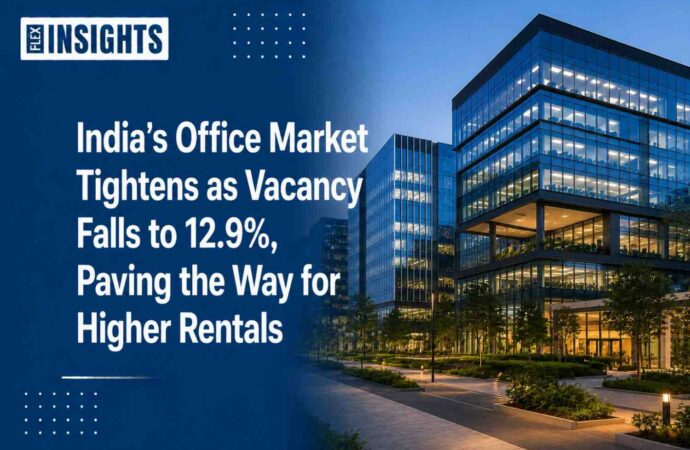 India’s Office Market Tightens as Vacancy Falls to 12.9%, Paving the Way for Higher Rentals