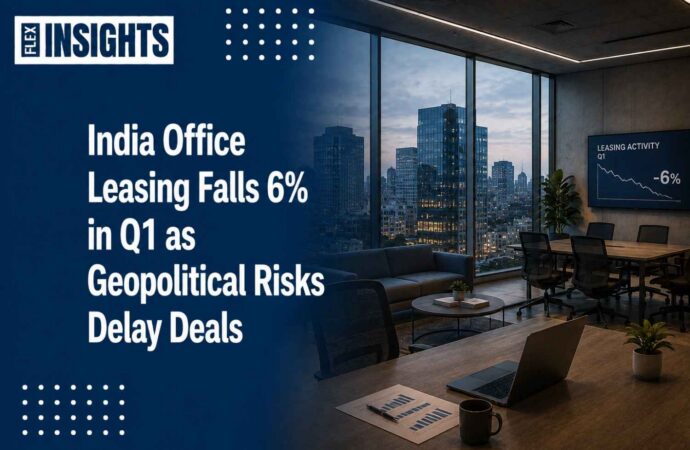 India Office Leasing Falls 6% in Q1 as Geopolitical Risks Delay Deals