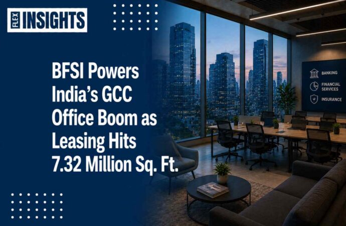 BFSI Powers India’s GCC Office Boom as Leasing Hits 7.32 Million Sq. Ft.