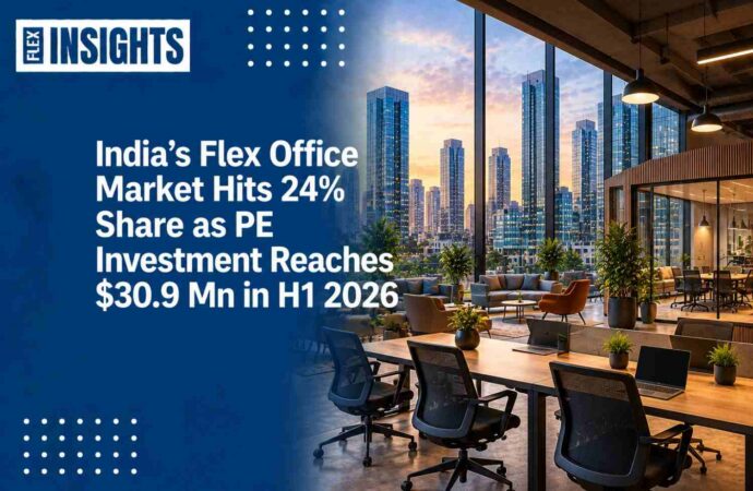 India’s Flex Office Market Hits 24% Share as PE Investment Reaches $30.9 Mn in H1 2026