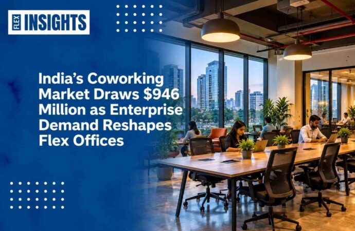 India’s Coworking Market Draws $946 Million as Enterprise Demand Reshapes Flex Offices