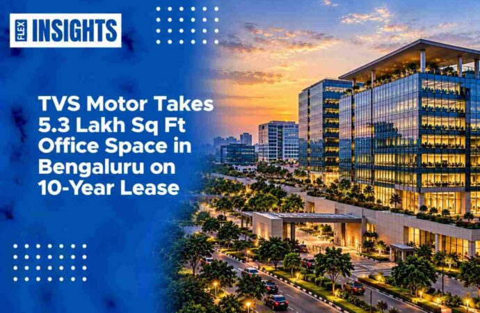 TVS Motor Takes 5.3 Lakh Sq Ft Office Space in Bengaluru on 10-Year Lease